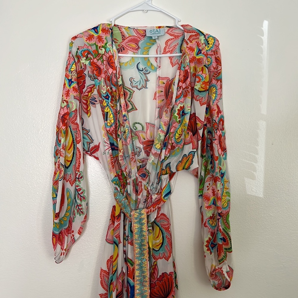 TAJ by Sabrina Crippa Multicolor Floral Maxi Dress - Picture 5 of 8